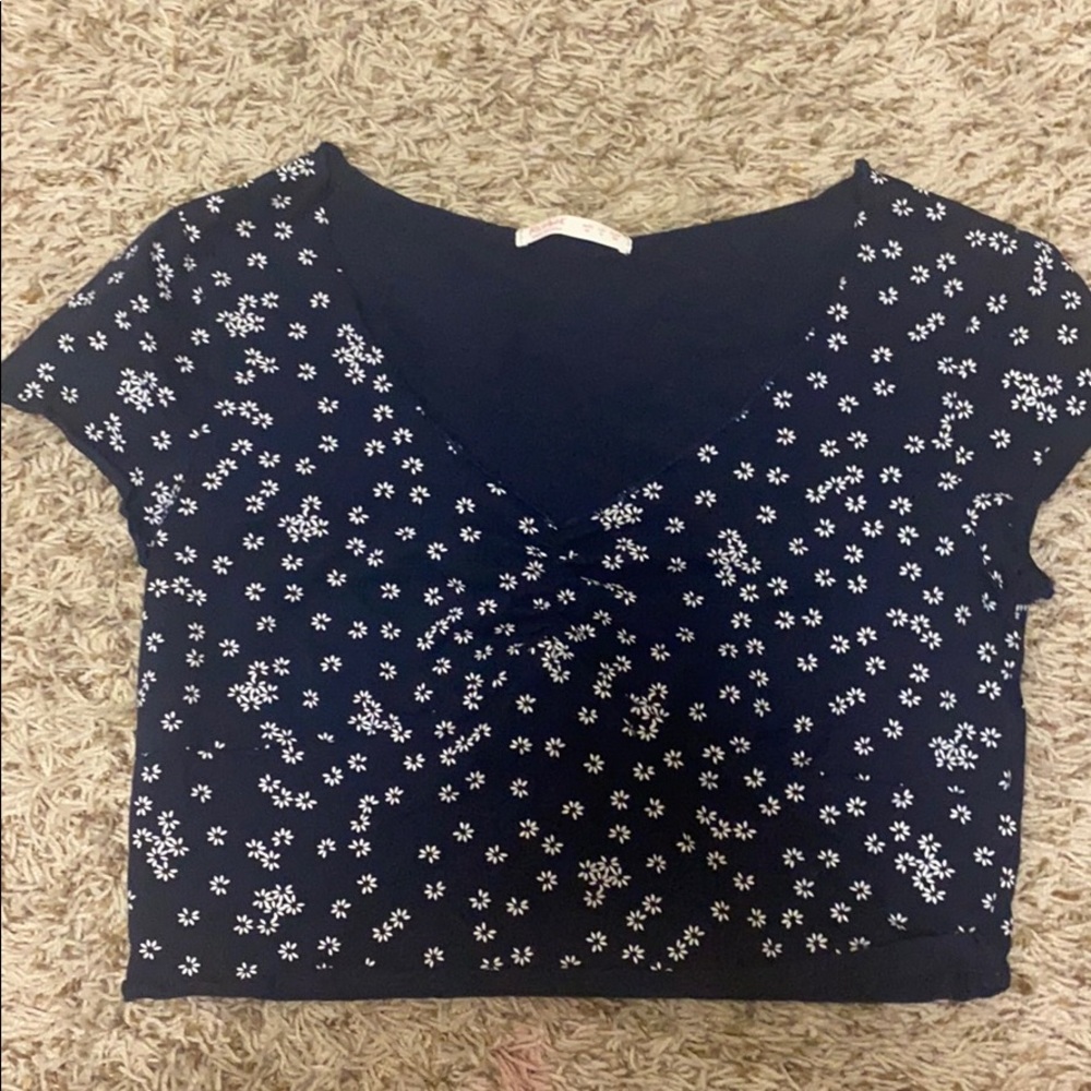 floral crop top
